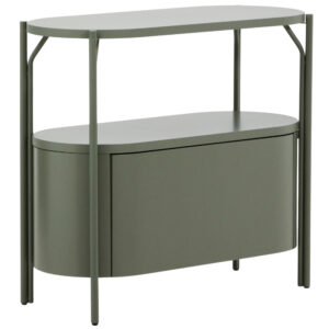 Kave Home Zelen&aacute; lakovan&aacute; koupelnov&aacute; skř&iacute;ňka Arely 90 x 40 cm