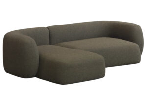 Kave Home Zelen&aacute; rohov&aacute; pohovka Martina 287 cm