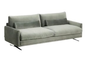 Kave Home Zelen&aacute; sametov&aacute; pohovka Veliro 240 cm