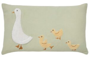 Kave Home Zelen&yacute; bavlněn&yacute; povlak na pol&scaron;t&aacute;ř Milu 30 x 50 cm