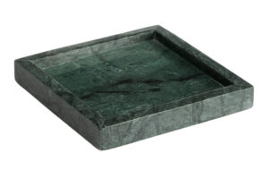 Kave Home Zelen&yacute; mramorov&yacute; t&aacute;c Serela 18 x 18 cm