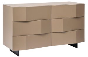 K&aacute;vově hněd&aacute; komoda Marco Barotti Linea Diamond 120 x 45 cm