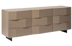 K&aacute;vově hněd&aacute; komoda Marco Barotti Linea Diamond 180 x 45 cm