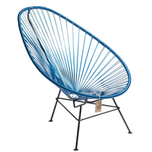 Kobaltově modr&eacute; zahradn&iacute; křeslo Acapulco