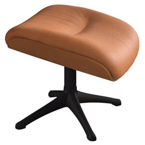 Koňakově hněd&aacute; kožen&aacute; podnožka FLEXLUX ELEGANT 44 x 35 cm