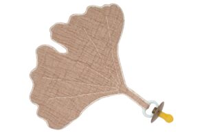 Kor&aacute;lově růžov&yacute; bavlněn&yacute; muchl&aacute;ček s poutkem na dudl&iacute;k Quax Natural