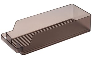 Kouřově &scaron;ed&yacute; plastov&yacute; organiz&eacute;r do lednice Yamazaki Tower 14 x 37