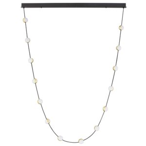 Kovov&eacute; z&aacute;věsn&eacute; LED světlo Nova Luce Alcinoe II. 127 cm