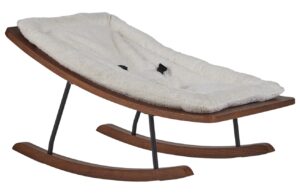 Kr&eacute;mově b&iacute;l&eacute; houpac&iacute; leh&aacute;tko Quax Rocker Boucl&eacute;