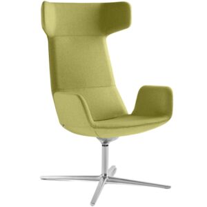 LD Seating &reg; Zelen&eacute; l&aacute;tkov&eacute; otočn&eacute; křeslo FLEXI LOUNGE FL-XLBR