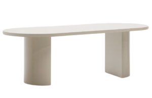 Lakovan&yacute; j&iacute;deln&iacute; stůl Kave Home Nealy 240 x 100 cm - odst&iacute;n ecru