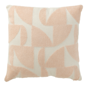 Lososově růžov&yacute; pol&scaron;t&aacute;ř J-line Geone 43 x 43 cm