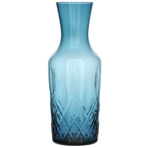 Lyngby Glas Modr&aacute; skleněn&aacute; karafa Sorrento 1 l