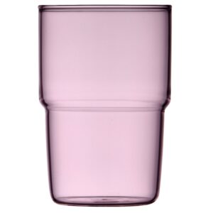 Lyngby Glas Set dvou růžov&yacute;ch sklenic Torino 400 ml