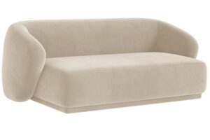 Maison Heritage B&eacute;žov&aacute; sametov&aacute; dvoum&iacute;stn&aacute; pohovka Jane 180 cm