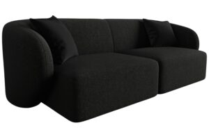 Maison Heritage Čern&aacute; dvoum&iacute;stn&aacute; pohovka Chiara 188 cm