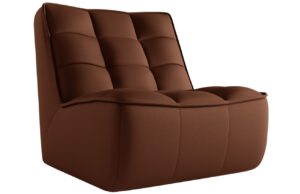 Maison Heritage Koňakově hněd&eacute; kožen&eacute; křeslo Moni