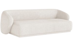 Maison Heritage Světle b&eacute;žov&aacute; čalouněn&aacute; trojm&iacute;stn&aacute; pohovka Jane 220 cm