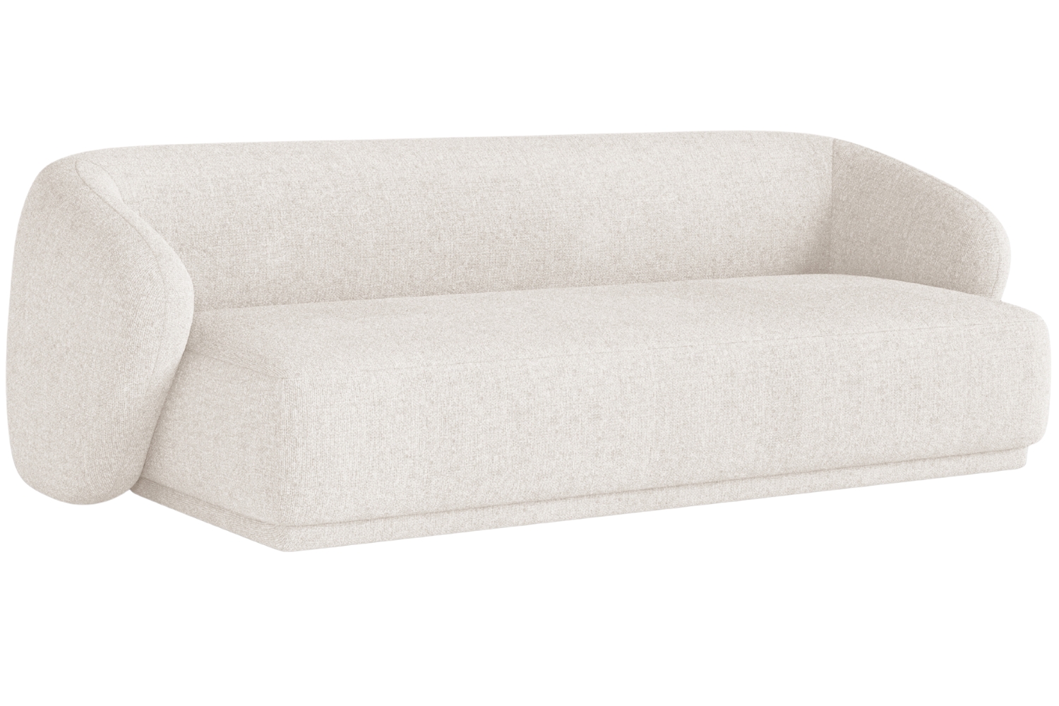 Maison Heritage Světle béžová čalouněná trojmístná pohovka Jane 220 cm