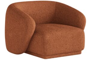 Maison Heritage Terakotově oranžov&eacute; čalouněn&eacute; křeslo Jane