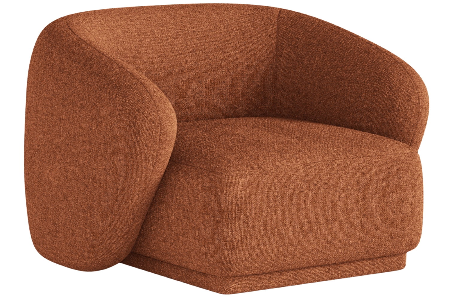 Maison Heritage Terakotově oranžové čalouněné křeslo Jane