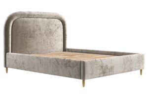 Maison de R&ecirc;ve B&eacute;žov&aacute; čalouněn&aacute; dvoulůžkov&aacute; postel MIJA 160 x 200 cm s &uacute;ložn&yacute;m prostorem