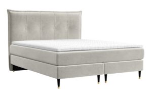 Maison de R&ecirc;ve B&eacute;žov&aacute; sametov&aacute; postel boxspring DUNA 200 x 200 cm