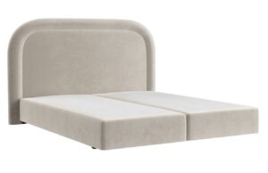 Maison de R&ecirc;ve B&eacute;žov&aacute; sametov&aacute; postel boxspring HAVANA 180 x 200 cm