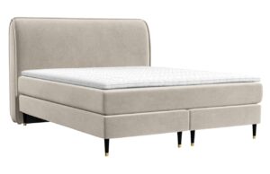 Maison de R&ecirc;ve B&eacute;žov&aacute; sametov&aacute; postel boxspring OFFO 180 x 200 cm