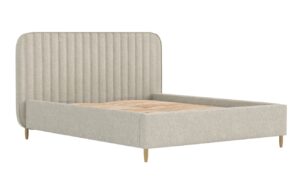 Maison de R&ecirc;ve &Scaron;edob&eacute;žov&aacute; čalouněn&aacute; dvoulůžkov&aacute; postel NOTO 160 x 200 cm s &uacute;ložn&yacute;m prostorem