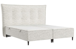 Maison de R&ecirc;ve Světle b&eacute;žov&aacute; čalouněn&aacute; dvoulůžkov&aacute; postel KOYA 160 x 200 cm s &uacute;ložn&yacute;m prostorem