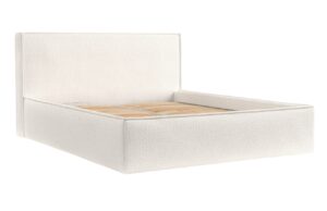 Maison de R&ecirc;ve Světle b&eacute;žov&aacute; čalouněn&aacute; dvoulůžkov&aacute; postel LOUNGE L 160 x 200 cm s &uacute;ložn&yacute;m prostorem