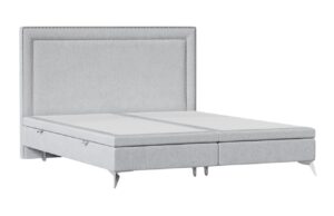 Maison de R&ecirc;ve Světle &scaron;ed&aacute; čalouněn&aacute; dvoulůžkov&aacute; postel INCOVO 200 x 200 cm s &uacute;ložn&yacute;m prostorem