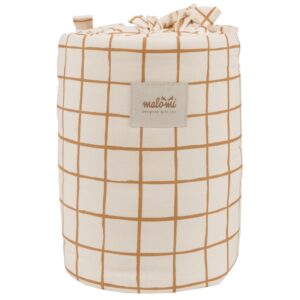 Malomi Kids B&eacute;žov&yacute; bavlněn&yacute; mantinel do post&yacute;lky Camel 210 cm