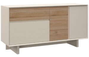 Marckeric B&eacute;žov&aacute; komoda Carpi 146 x 45 cm s dubov&yacute;m dekorem