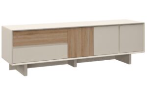 Marckeric B&eacute;žov&yacute; TV stolek Carpi 180 x 45 cm s dubov&yacute;m dekorem