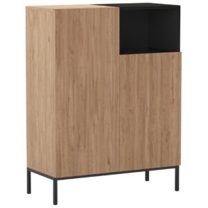 Marckeric Komoda Cailin 90 x 40 cm s dřevěn&yacute;m dekorem