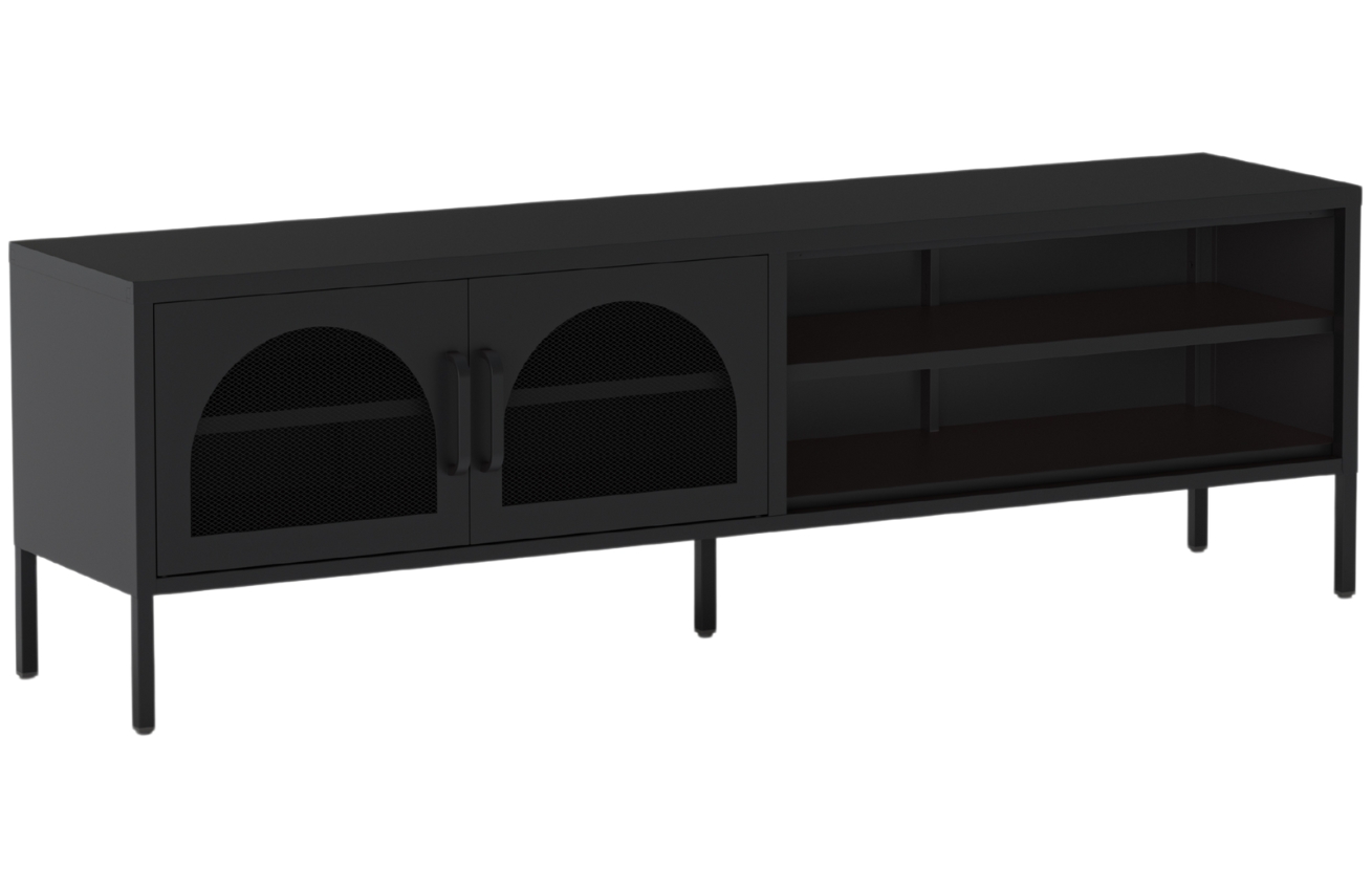 Marckeric Kovový TV stolek Diora 160 x 35 cm