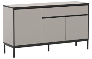 Marckeric Kr&eacute;mov&aacute; lakovan&aacute; komoda Lorenza 140 x 40 cm