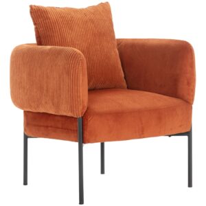 Marckeric Oranžov&eacute; čalouněn&eacute; křeslo Aruni