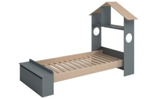 Marckeric &Scaron;edozelen&aacute; dětsk&aacute; postel Odessa 90 x 190 cm