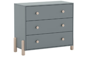 Marckeric &Scaron;edozelen&aacute; dřevěn&aacute; komoda Enola 90 x 40 cm