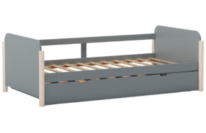 Marckeric &Scaron;edozelen&aacute; dřevěn&aacute; rozkl&aacute;dac&iacute; postel Enola 90 x 190 cm