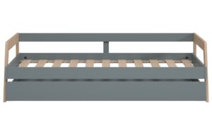 Marckeric Zelen&aacute; dřevěn&aacute; rozkl&aacute;dac&iacute; postel Carrie 90 x 200/190 cm