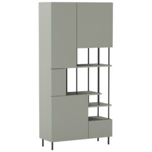 Marckeric Zelen&aacute; lakovan&aacute; knihovna Perla 175 x 84 cm