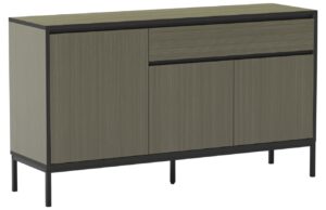 Marckeric Zelen&aacute; lakovan&aacute; komoda Lorenza 140 x 40 cm