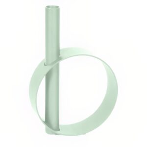 M&aacute;tově zelen&aacute; kovov&aacute; v&aacute;za Fermob Ios 23 cm