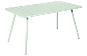 M&aacute;tově zelen&yacute; kovov&yacute; stůl Fermob Luxembourg 143 x 80 cm
