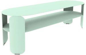 M&aacute;tově zelen&yacute; kovov&yacute; zahradn&iacute; konferenčn&iacute; stolek Fermob Bebop 120 x 40 cm