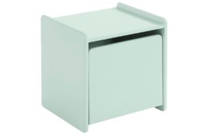 M&aacute;tově zelen&yacute; lakovan&yacute; dětsk&yacute; nočn&iacute; stolek Vipack Kiddy 40 x 36 cm